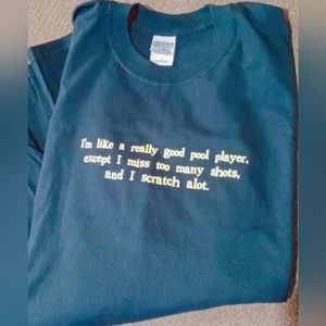 NOS Billiard/Pool theme Tee Size 3XL
